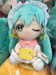 Taito Wonderland Sleeping Beauty Winking Hatsune Miku Small Plush (In-stock)