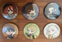 Bungo Stray Dogs Cafe Style 6 Pieces Pin Set (In-stock)