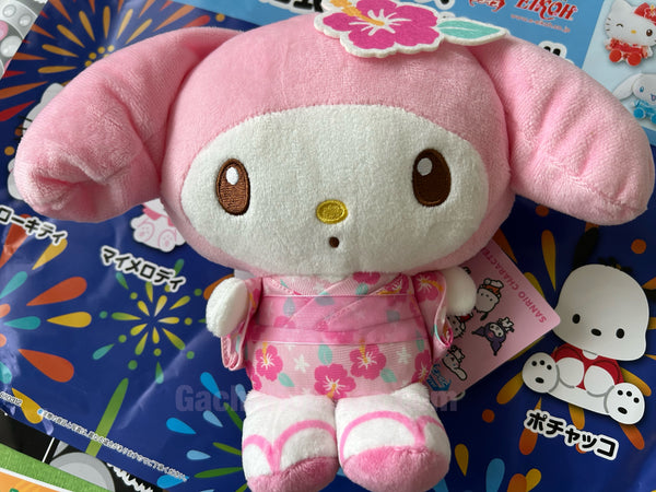 Sanrio Characters Summer Matsuri Melody Medium Plush (In-stock)