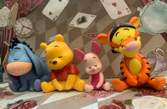 Disney Winnie the Pooh and Friends Sleeping on Shoulder Figure 4 Pieces Set (In-stock)
