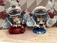 Vocaloid Snow Miku 2022 Grand Voyage Chibi Figure 2 Pieces Set Limited (In-stock)