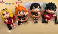 Haikyuu Character in Rings Small Figure Keychain 4 Pieces Set (In-stock)