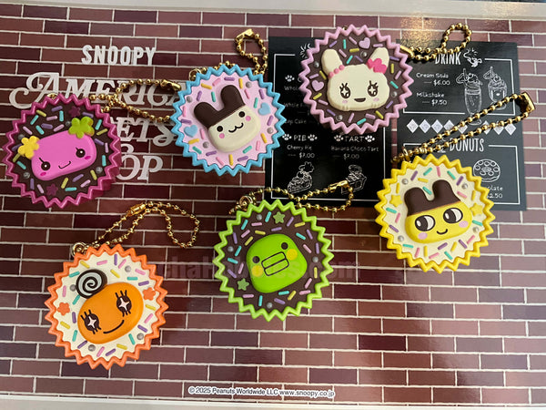 Tamagotchi and Friends Handmade Chocolate Small Figure Keychain 6 Pieces Set (In-stock)