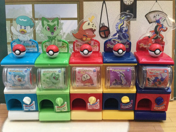 Pokemon Gotcha Machine Pokemon Gacha Machine Scarlet and Violet Gashapon 5 Styles (In-stock ...