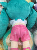 Hatsune Miku Cat Eyes Winking Sporty Outfit Live Audience Lying Down Medium Plush (In-stock)