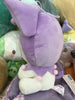 Sanrio Characters Purple Kuromi with Blue Bow Medium Plush (In-stock)