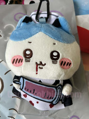 Chiikawa and Friends Halloween Hachiware Coin Pouch Small Plush Keychain (In-stock)