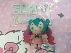 Sega Hatsune Miku x Sanrio Cinnamoroll Acrylic Stand Small Plush Sakura Ver. Type A (In-stock)