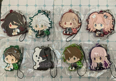 Danganronpa Character Rubber Keychain 8 Pieces Set (In-stock)