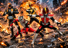 HG Kamen Rider Character Small Figure Vol.1 4 Pieces Set (In-stock)