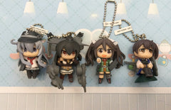 Kantai Collection Character Figure Keychain Vol.1 4 Pieces Set (In-stock)