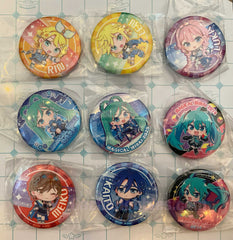 Vocaloid Hatsune Miku Magical 2025 Character Badge 9 Pieces Set (In-stock)
