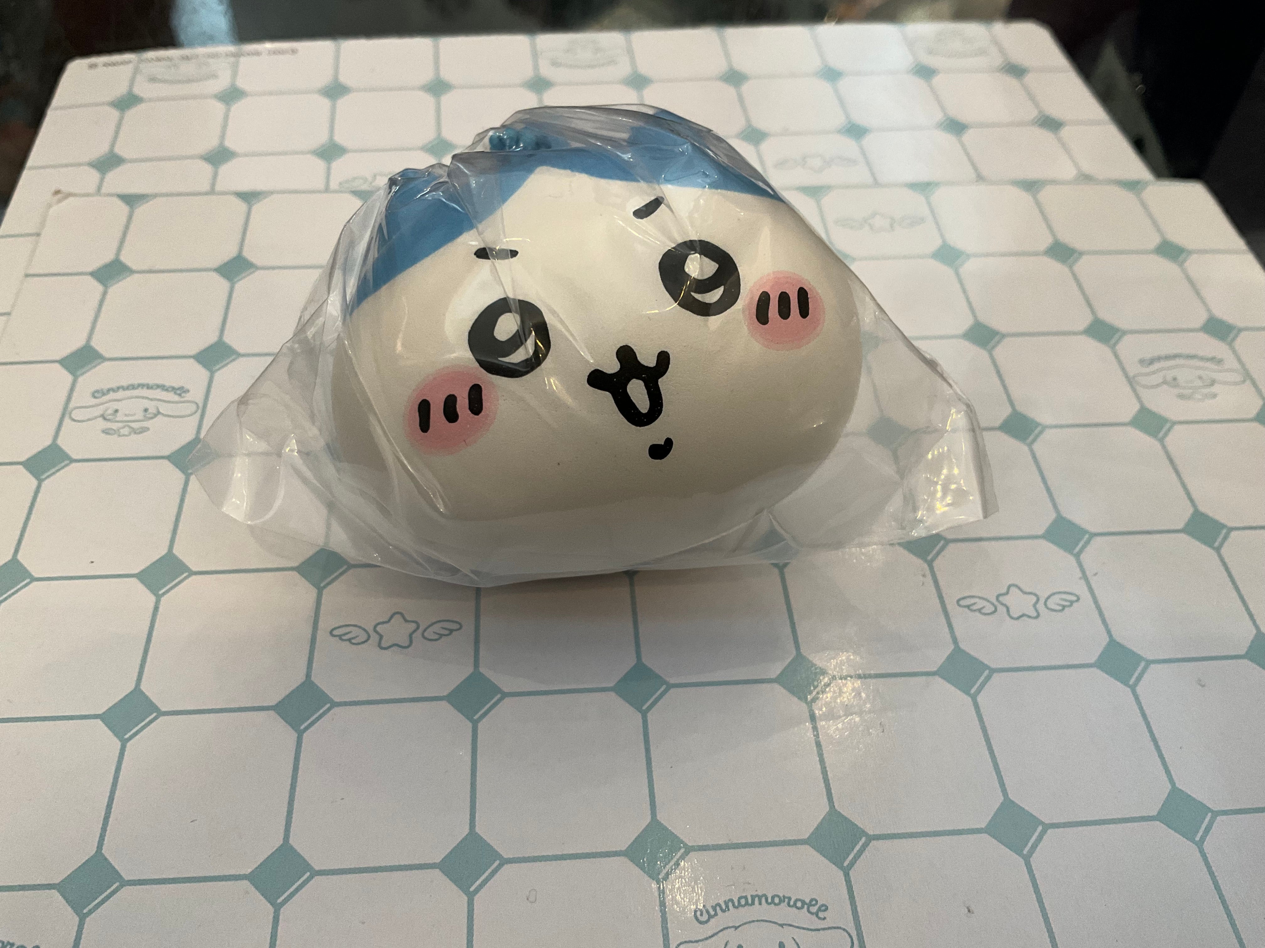 Chiikawa and Friends Hachiware Head Squishy Keychain 5 Pieces Set