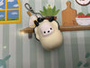 Baby Oyster Sanrio Characters Squishy Keychain 4 Pieces Set (In-stock)