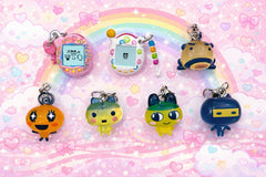 Tamagotchi and Friends Small Figure Keychain 7 Pieces Set (In-stock)