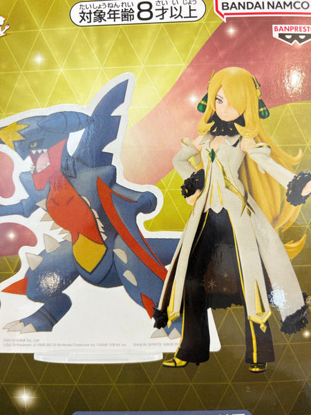 Banpresto Pokemon Masters EX PANEL SPECTACLE Sygna Suit Cynthia Arceus & Mega Garchomp Prize Figure (In-stock)