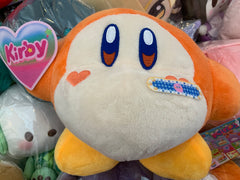 Hoshi no Kirby Waddle Dee with Kirby Heart and Bandaid Medium Plush (In-stock)