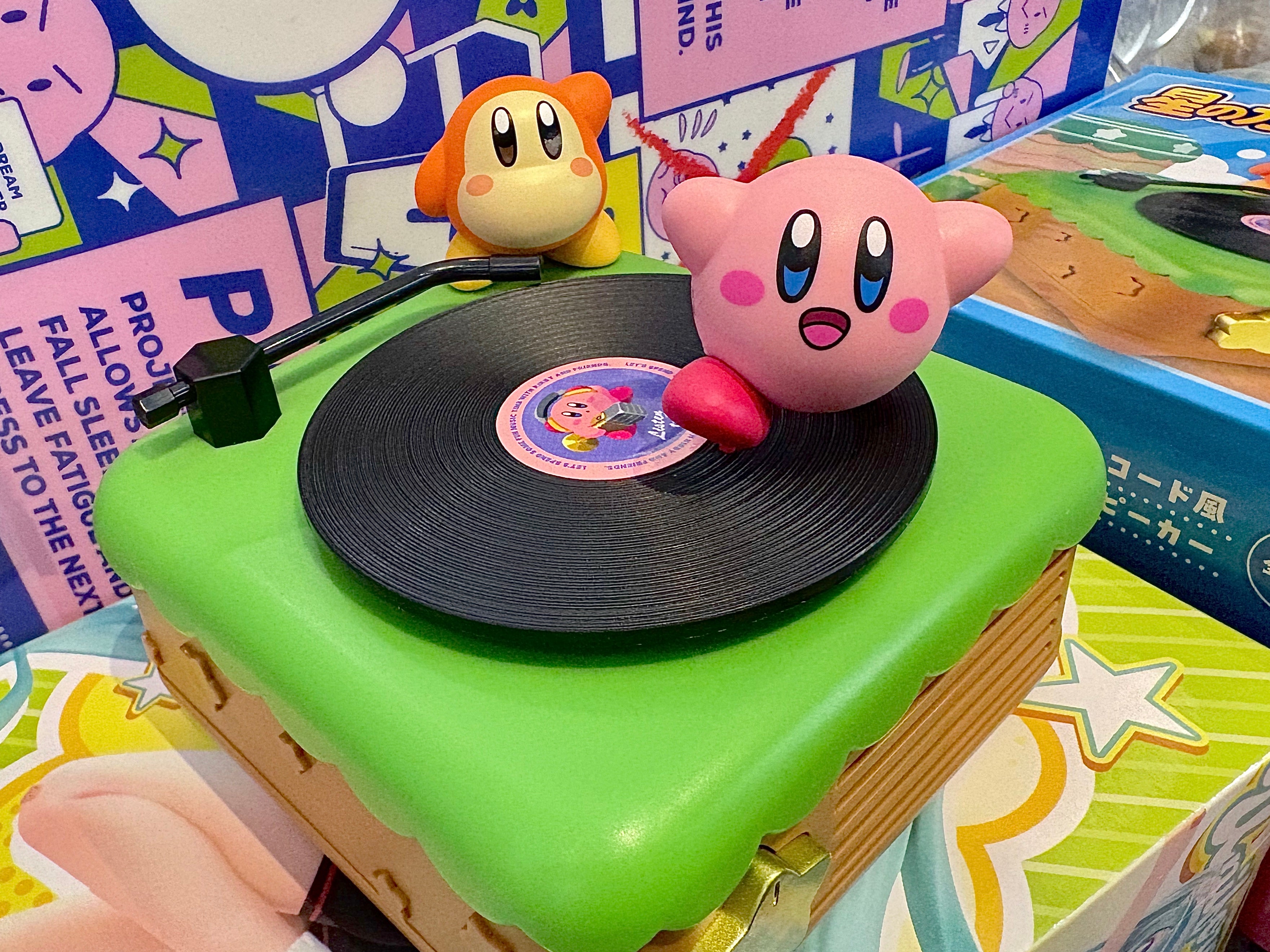 Eikoh Hoshi no Kirby & Waddle Dee Record Player Speaker (In-stock
