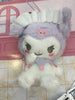 Sanrio Kuromi Sweety Maid Furry Small Keychain Plush (In-stock)