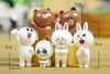 Line Town Character Figure 6 Pieces Set (In-stock)