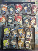 Love Live Sunshine Flat Rubber Keychain 18 Pieces Set (In-stock)