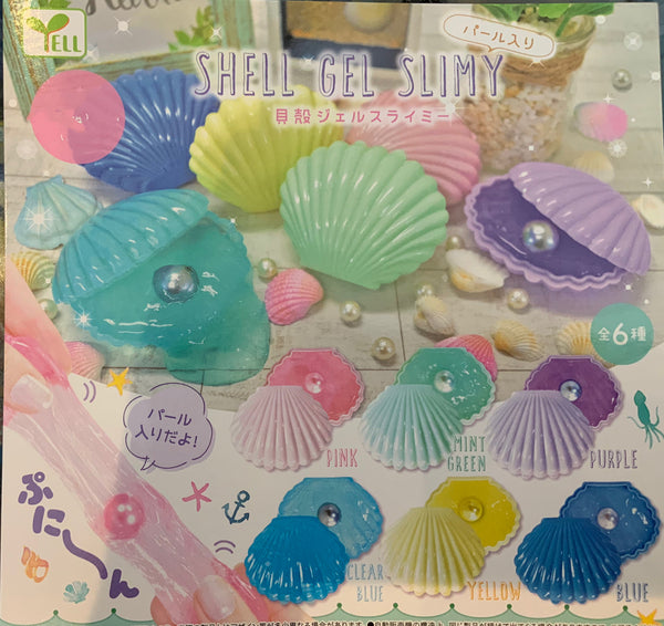 Shell Gel Slimy Slime 6 Pieces Set (In-stock)
