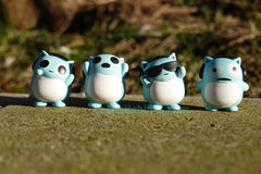 Narabundesu Blue Hamham DJ Mini Figure 4 Pieces Set (In-stock)