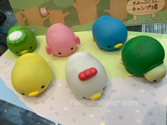 Puri Puri Animal Figure with Squishy Poop 6 Pieces Set (In-stock)