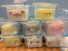Mochi Squishy Animal Tofu 8 Pieces Set (In-stock)