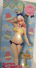 Super Sonico Easter Bunny Girl Figure Blue Ver. (In-stock)
