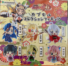 Symphogear DX Unlimited Character Kimono Figure Keychain 6 Pieces Set (In-stock)