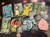 Pokemon Sun & Moon Collection Flat Rubber Keychain Vol.6 8 Pieces Set (In-stock)