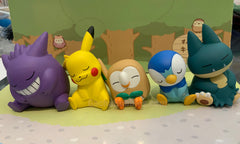 Pokemon Sleeping on Shoulder Small Figure 5 Pieces Set (In-stock)