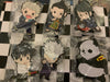 Jujutsu Kaisen Kapsel Rubber Keychain 6 Pieces Set (In-stock)