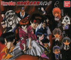 Rurouni Kenshin Character Figure Keychain 5 Pieces Set (In-stock)