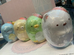 Sumikko Gurashi Kissa Sumikko de Strawberry Fair Character Stamp Figure 4 Pieces Set (In-stock)