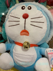 Doraemon with Furry Blue Hat Plush (In-stock)