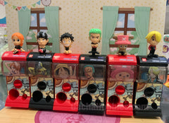 One Piece Mini Gashapon Machine 6 Pieces Set (In-stock)