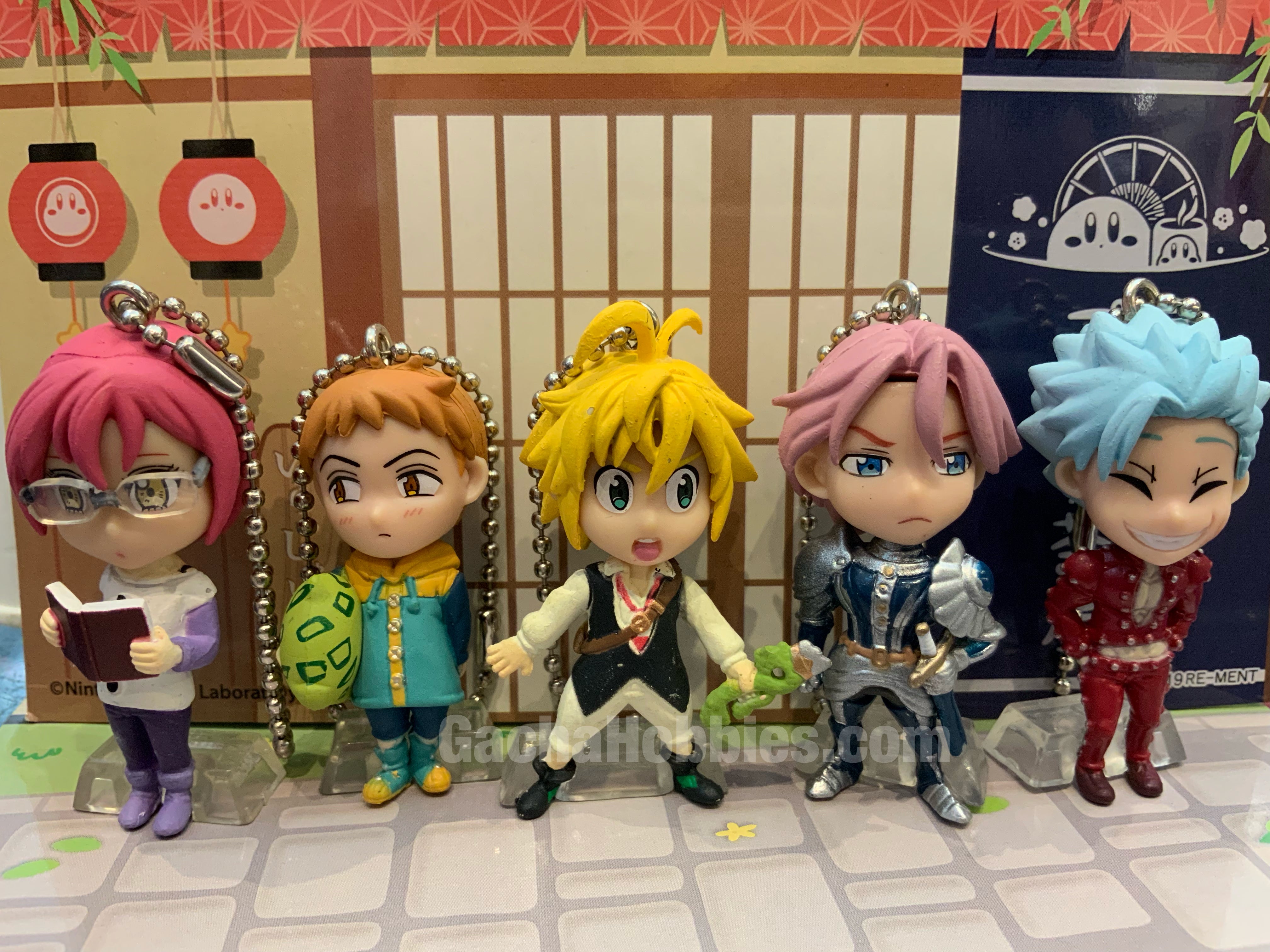 The Seven Deadly Sins Character Keychain Set (In-stock) – Gacha