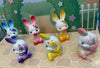 Flower Bunny Mini Figure 6 Pieces Set (In-stock)