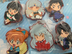 Inuyasha Rubber Keychain 6 Pieces Set (In-stock)