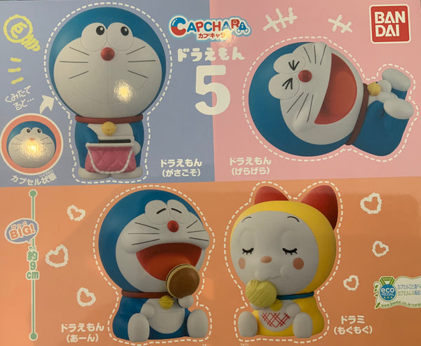 Capchara Doraemon Big Head Figure Vol.5 4 Pieces (Pre-order)