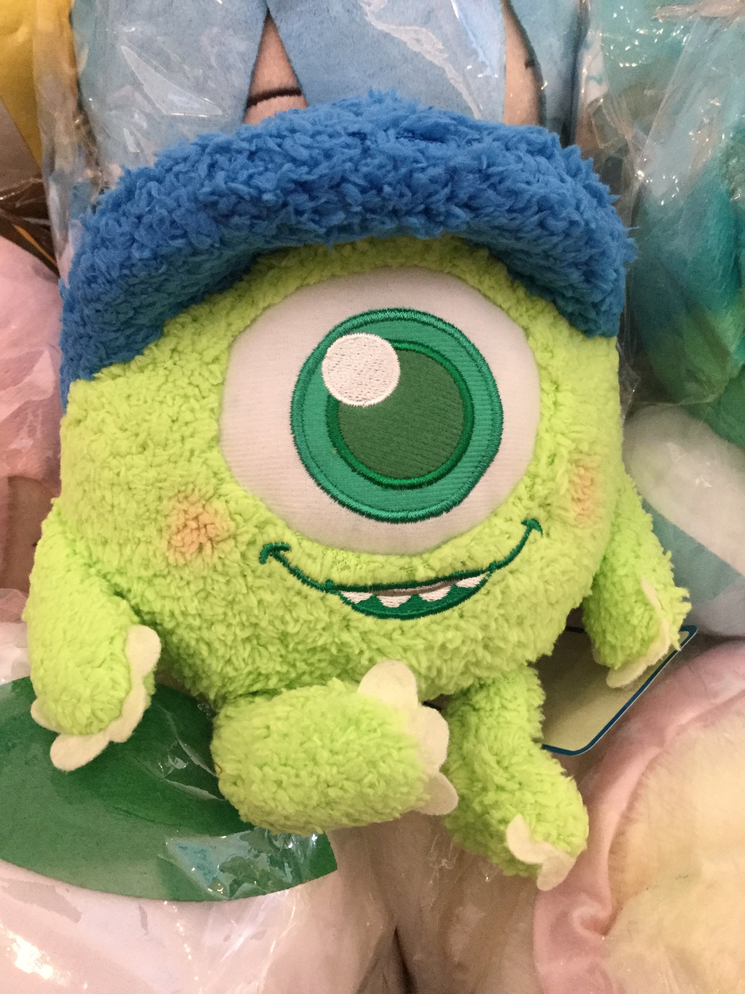monsters university stuffed toys Disney Pixar Monsters University Mike with Blue Cap Furry Small Plush – Gacha Hobbies