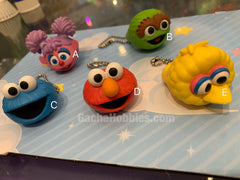 Sesame Street Characters Ring Keychain 5 Pieces Set (In-stock)