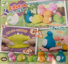 Colourful Dinosaur Squishy 6 Pieces Set (In-stock)