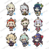 Genshin Impact Character Rubber Keychain Vol.2 9 Pieces Set (In-stock)