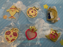 Sailor Moon Stained Charm Metal Keychain 6 Pieces Set (In-stock)