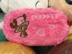 One Piece Chopper Hot Pink Zipper Pouch (In-stock)