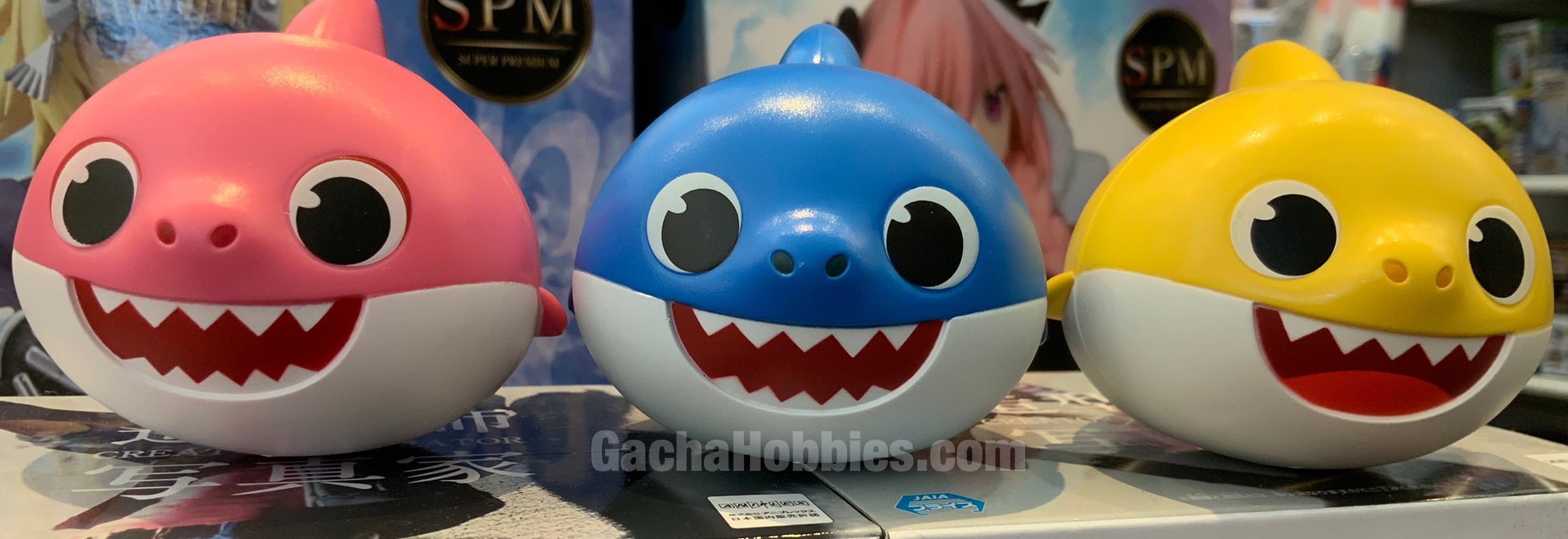 Baby Shark Big Head Figure 3 Pieces Set (In-stock) – Gacha Hobbies