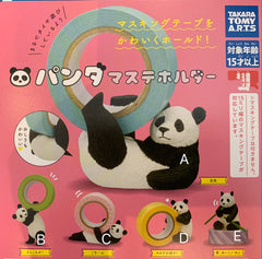 Panda Tape Holder Figure 5 Pieces Set (In-stock)